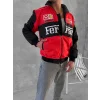 Kırmızı Ferrari İçi Astarlı Bumber Ceket