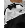 Siyah EA7 Fermuar Yaka Unisex Oversize Sweat