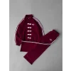 Bordo ADD Düğme Bağcıklı Oversize Eşofman Takımı