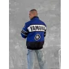 Mavi Yamaha İçi Astarlı Bumber Ceket