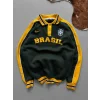 Yeşil Brasil Polo Yaka Unisex Oversize Sweat