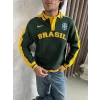 Yeşil Brasil Polo Yaka Unisex Oversize Sweat