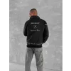 Siyah Mercedes İçi Astarlı Bumber Ceket