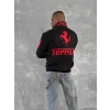 Siyah Ferrari İçi Astarlı Bumber Ceket