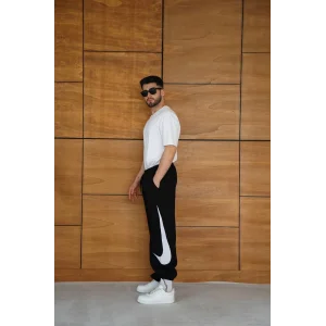 Siyah NK Big Logo Unisex Oversize Eşofman