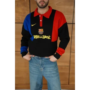 Siyah FCB Unisex Oversize Sweat