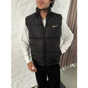 Siyah NK Back Logo Unisex Oversize Mont