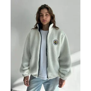 FB Çift Taraflı Oversize Unisex Taraftar Mont