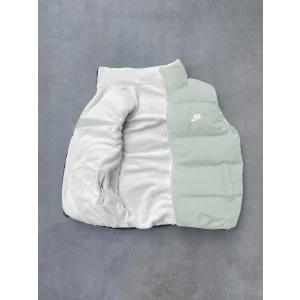 Mint Oversize Unisex Çift Taraflı Yelek