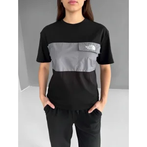 Gri Şerit NF Oversize Unisex Tshirt