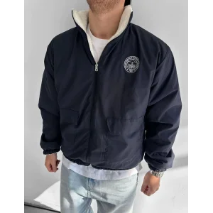 FB Oversize Çift Taraflı Unisex Mont