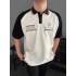 Beyaz Mercedes Oversize Unisex Polo Taka Tshirt