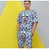 Gri Pubg Bape X Shark Unisex Oversize Şortlu Takım