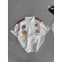Beyaz Ferrari Oversize Unisex Polo Yaka Tshirt
