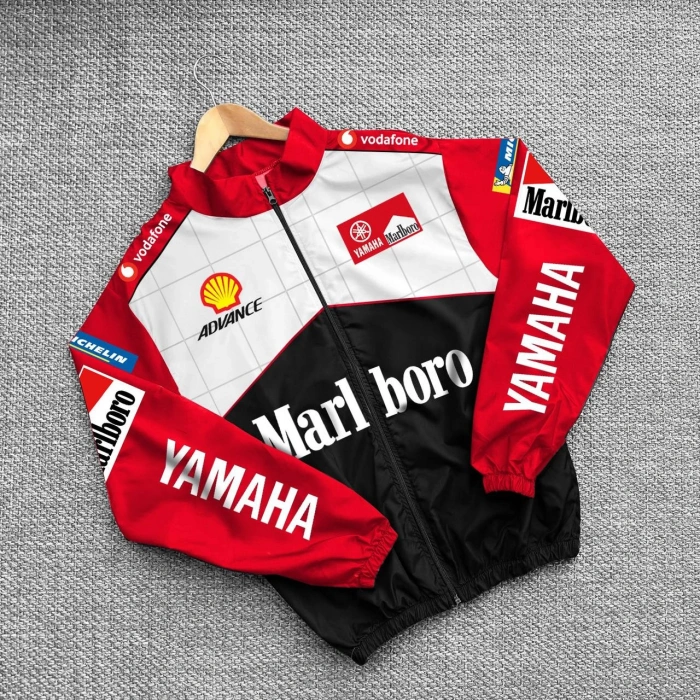 Kırmızı MLBR Paraşüt Yağmurluk