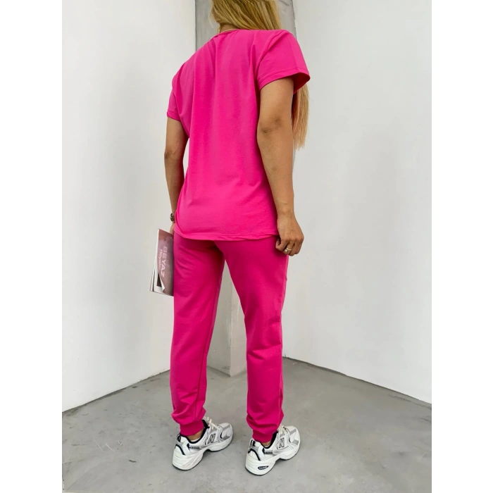 Fuşya California Usa Eşofman Takımı