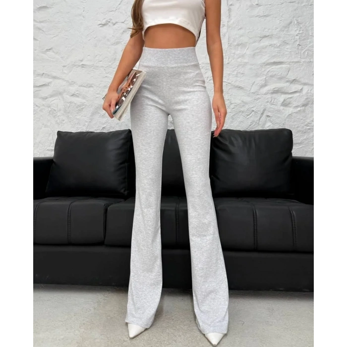 Gri Beleze İspanyol Tayt