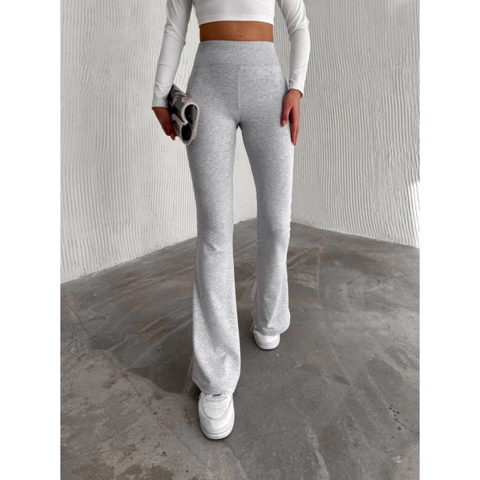 Gri Soft Bleze İspanyol Tayt