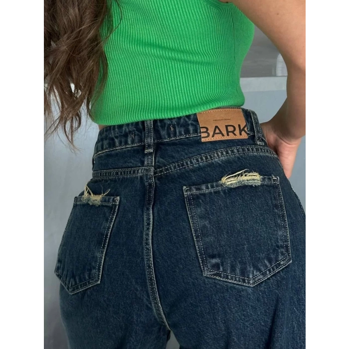 Lacivert Street One Baggy Kot Şort