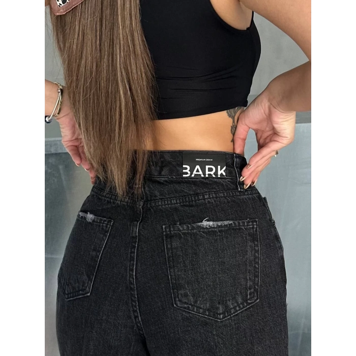 Siyah Street One Baggy Kot Şort