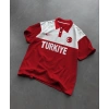 Kırmızı Polo Yaka Türkiye Milli Takım Tshirt