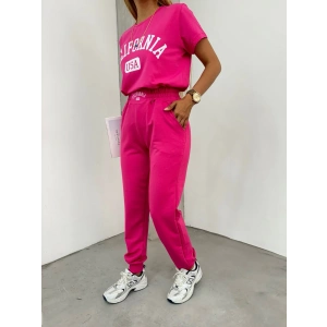 Fuşya California Usa Eşofman Takımı