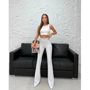 Gri Beleze İspanyol Tayt