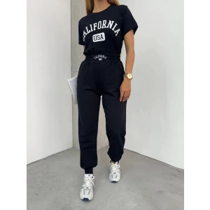 Siyah California Usa Eşofman Takımı