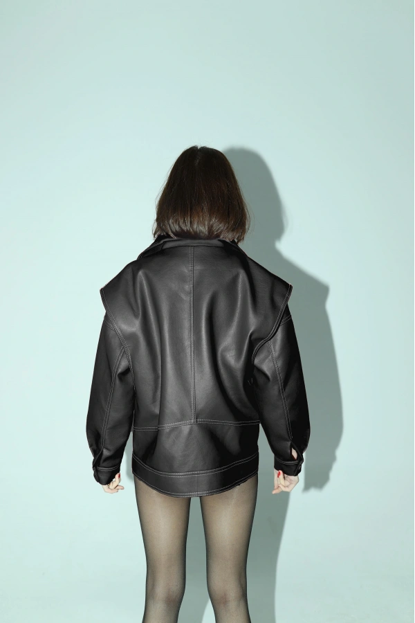 Nova Siyah Bomber Ceket