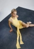 Liona Sarı Elbise