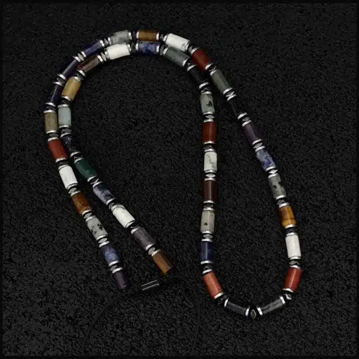 Galaksi Silindir Bileklik ve Kolye Set