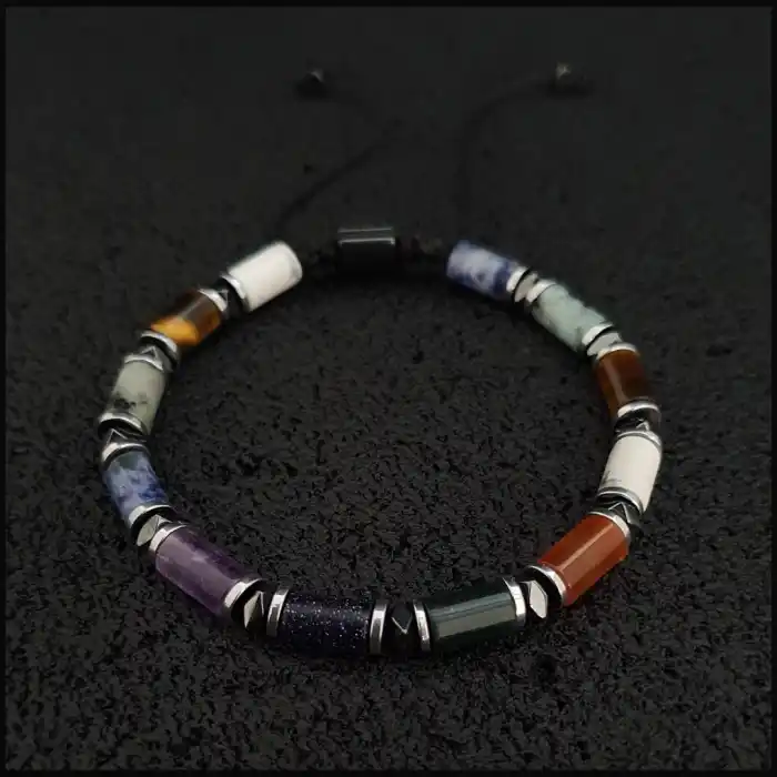 Galaksi Silindir Makrome Bileklik