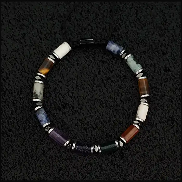 Galaksi Silindir Makrome Bileklik