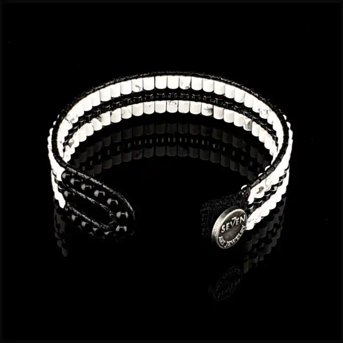 Havlit Taşı ve Hematit Taşı Tarz Doğal Taş Bileklik