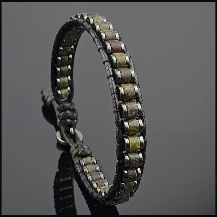 Kan Taşı Slim Silindir Bileklik