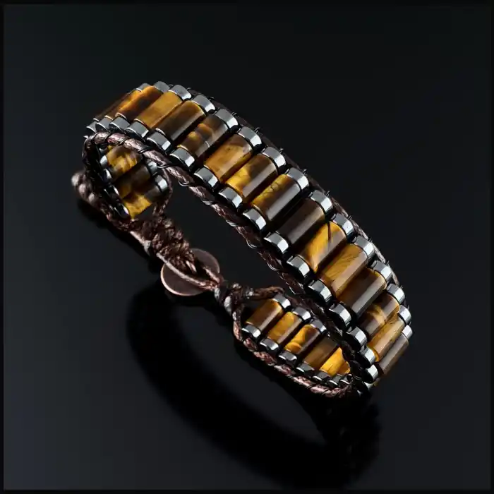 Kaplan Gözü Silindir Bileklik