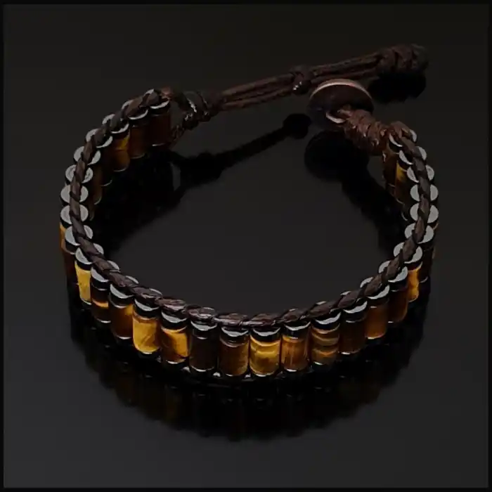 Kaplan Gözü Silindir Bileklik