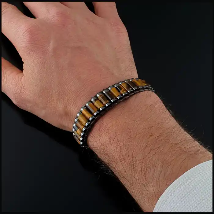 Kaplan Gözü Silindir Bileklik