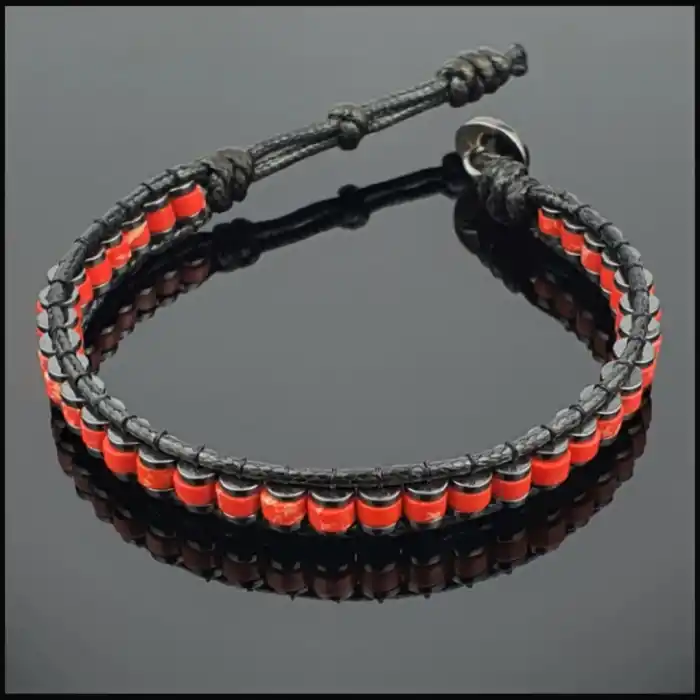 Kırmızı Varisit Slim Silindir Bileklik