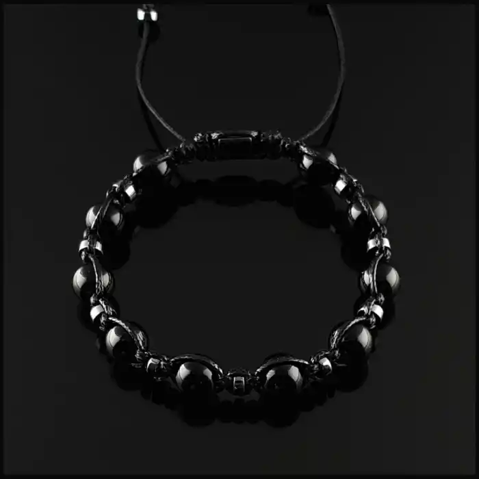 Küre Akik Makrome Bileklik