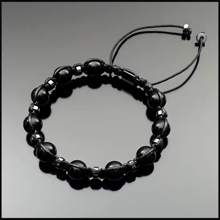 Küre Akik Makrome Bileklik