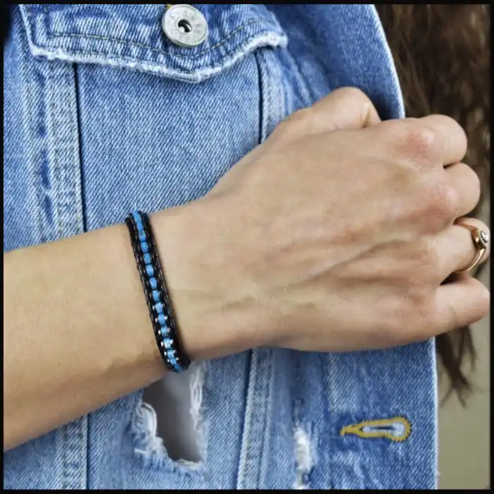 Mavi Varisit Slim Silindir Bileklik