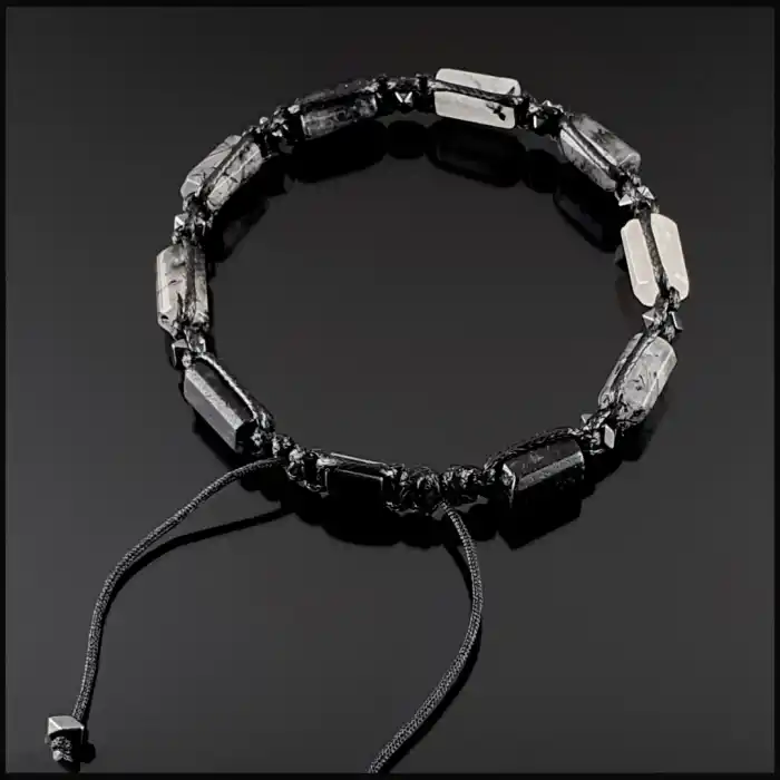 Rutilli Kuvars Basic Bileklik 8x11mm Ayarlanabilir