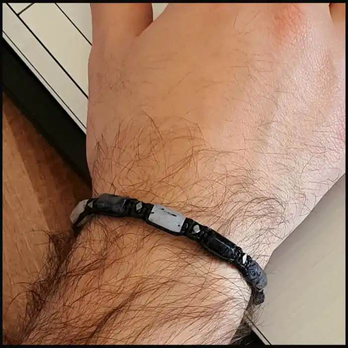 Rutilli Kuvars Basic Bileklik 8x11mm Ayarlanabilir