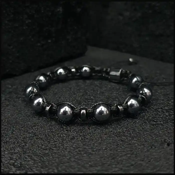 Terahertz (Titreşim Taşı) Makrome Bileklik 8mm