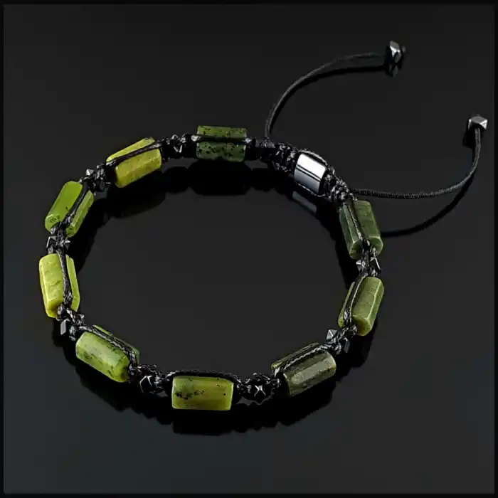 Yeşim Taşı Basic Bileklik 8x11mm Ayarlanabilir