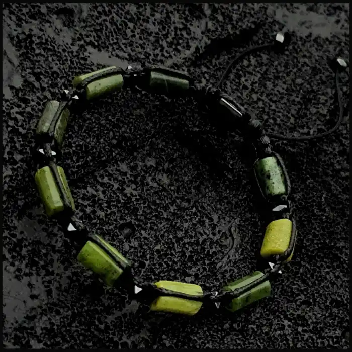 Yeşim Taşı Basic Bileklik 8x11mm Ayarlanabilir