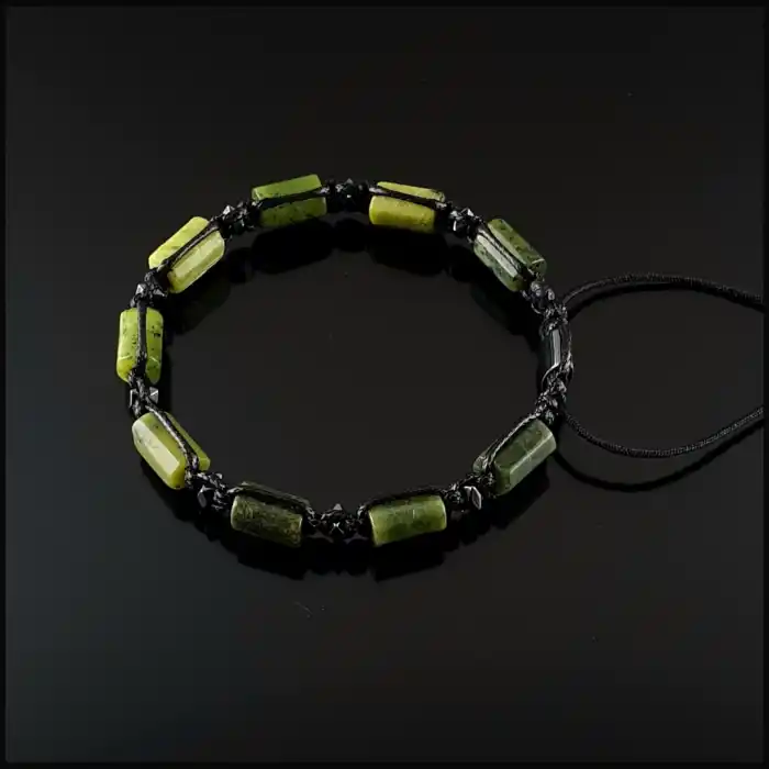 Yeşim Taşı Basic Bileklik 8x11mm Ayarlanabilir