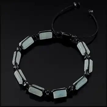 Akuamarin Basic Bileklik 8x11mm Ayarlanabilir