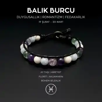 Balık Burcu Bohem Bileklik